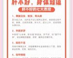 肝脏不好的七大表现