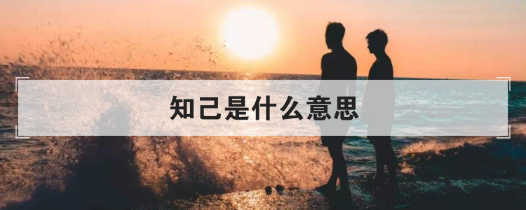 知己是什么意思