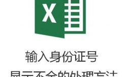 excel输入身份证号显示不全的处理方法