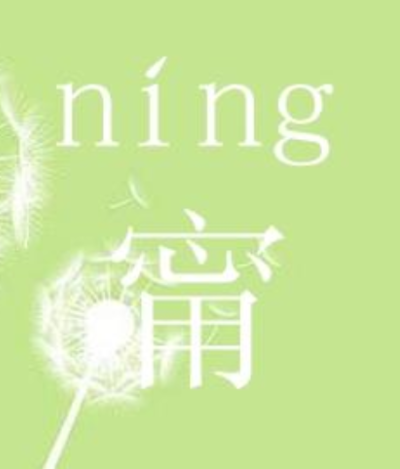 甯怎么读