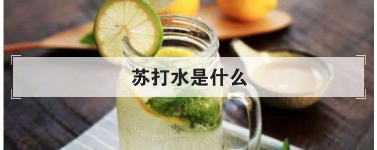 苏打水是什么