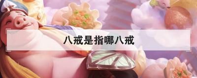 八戒是指哪八戒