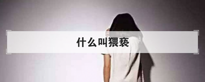 什么叫猥亵