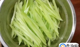 香干炒莴笋丝