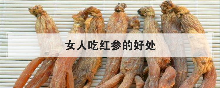 女人吃红参的好处