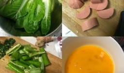 青菜鸡蛋面