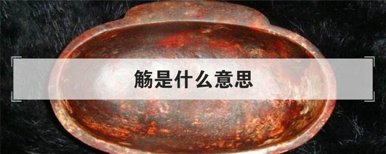 觞是什么意思