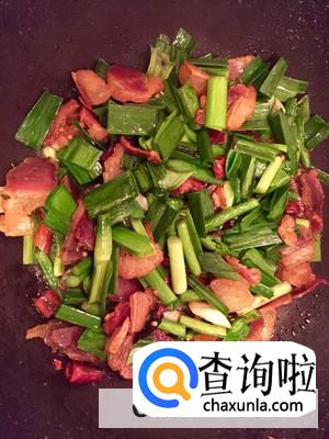 青蒜炒腊肉