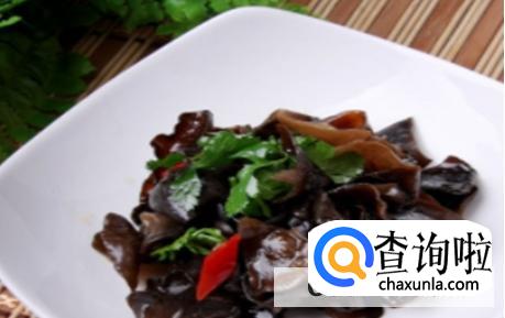 凉拌木耳的做法br