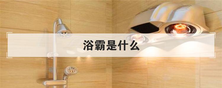 浴霸是什么