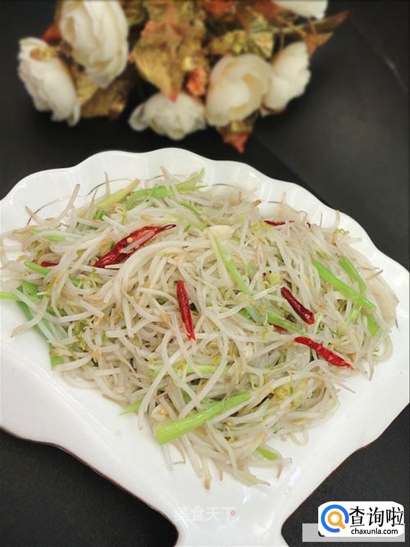 绿豆芽怎么炒好吃