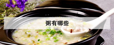 粥有哪些