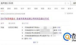 高考查分事项