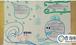 防溺水手抄报