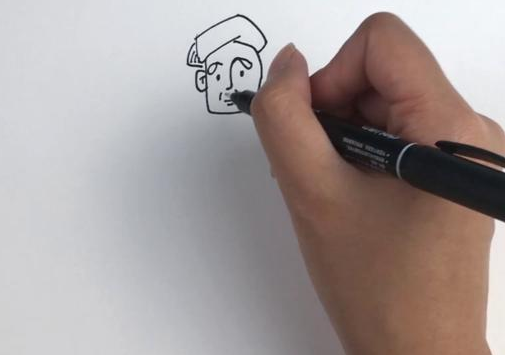 爷爷奶奶简笔画