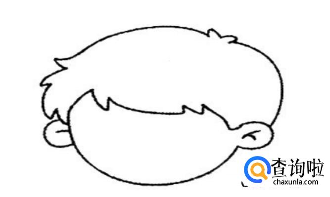 简笔画小男孩步骤