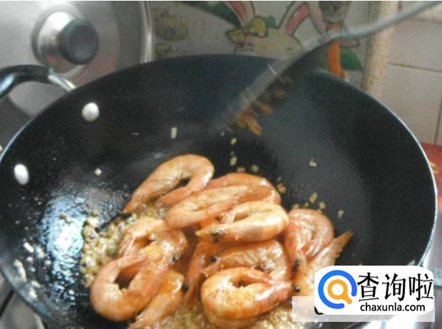 家常爆炒大虾的做法
