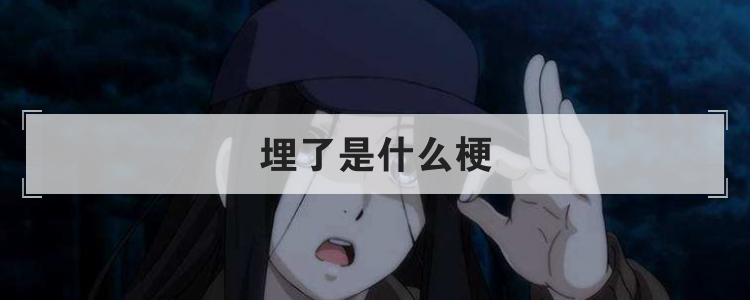 埋了是什么梗