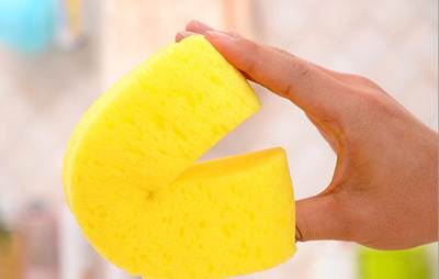 海绵可以被什么溶解