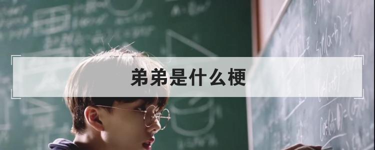弟弟是什么梗