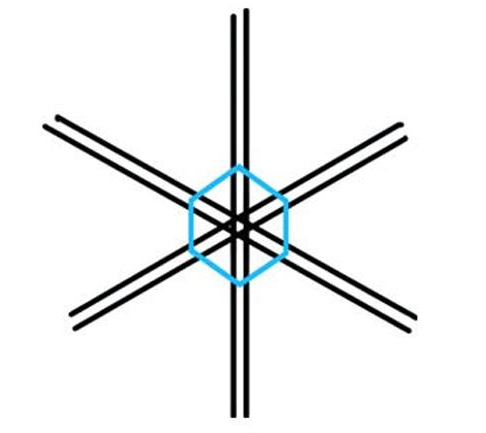 雪花简笔画