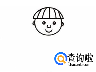 小男孩简笔画