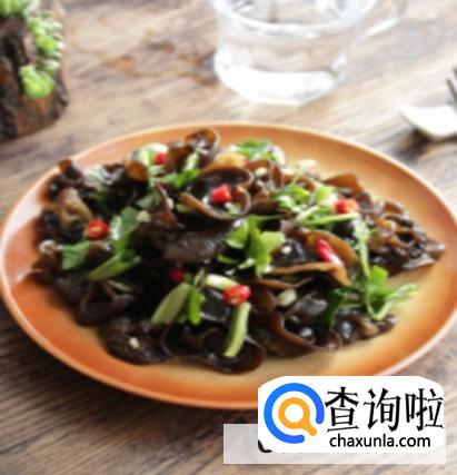 凉拌木耳的做法br