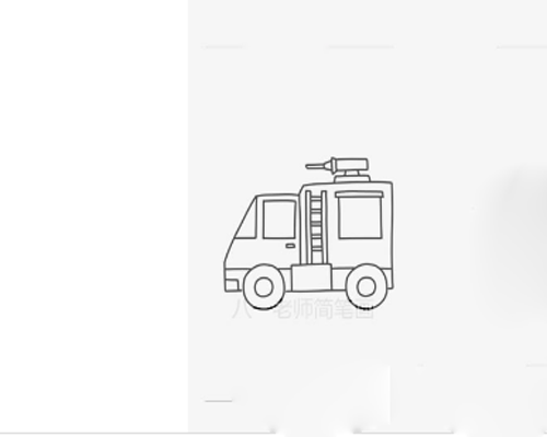 消防车简笔画
