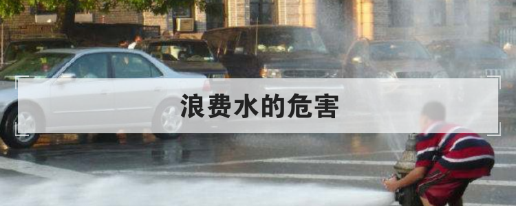 浪费水的危害