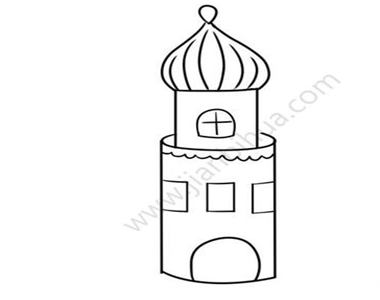 城堡简笔画