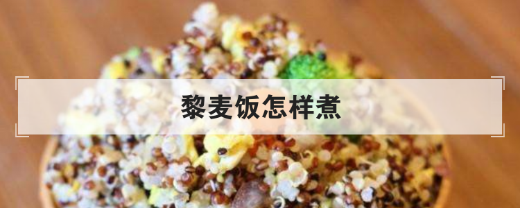黎麦饭怎样煮