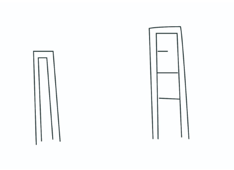 斜拉桥简笔画