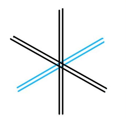 雪花简笔画