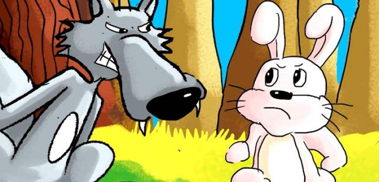 大灰狼和小白兔的故事主要讲了什么